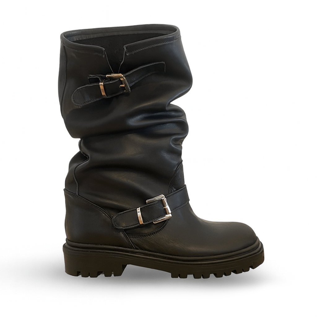 Identità Stivaletti ENEA PELLE NERO