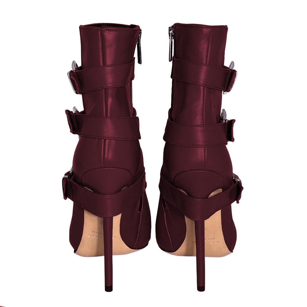 SAMIRA CUIR BURGUNDY