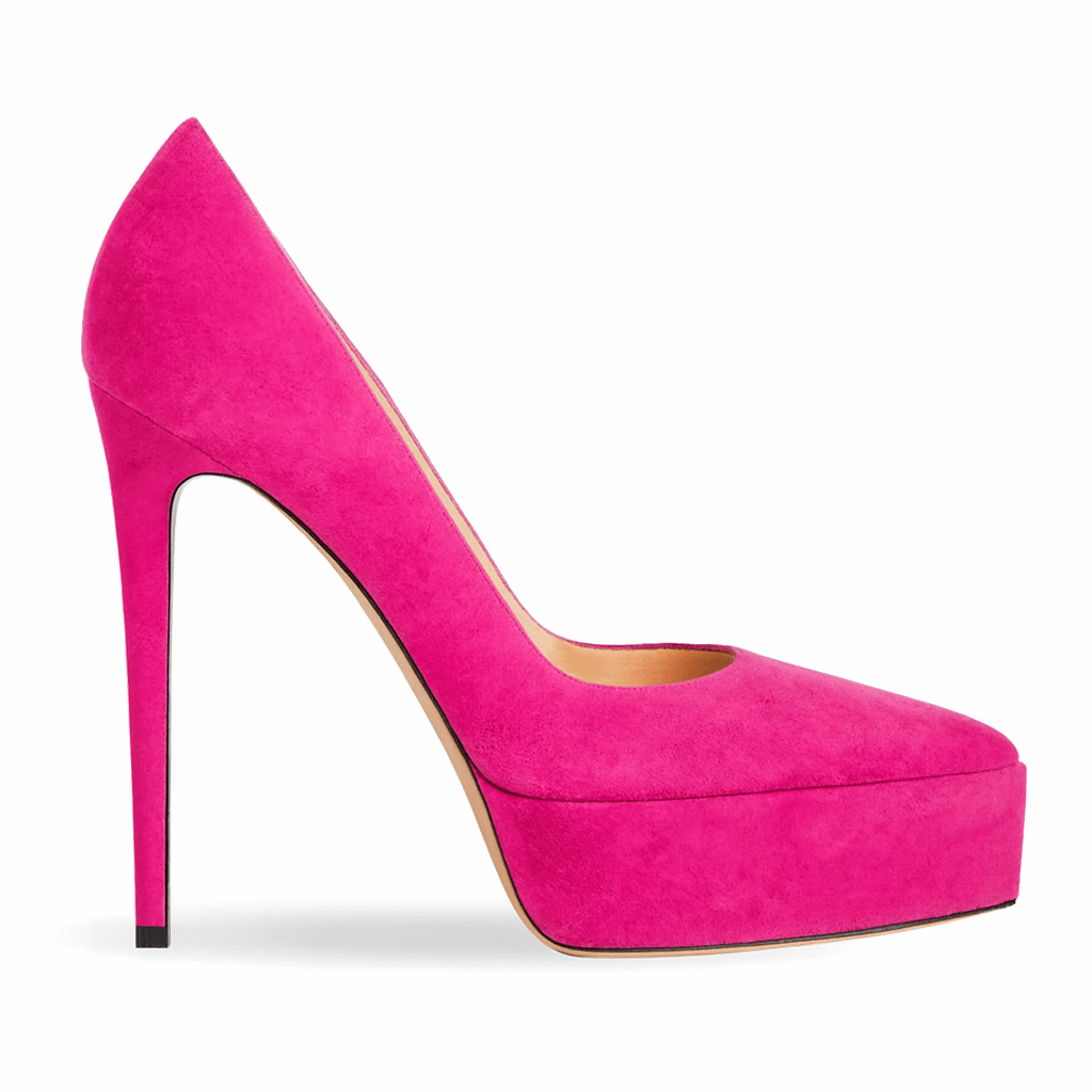 Identità Décolleté JIMENA SCAMOSCIATO FUCSIA