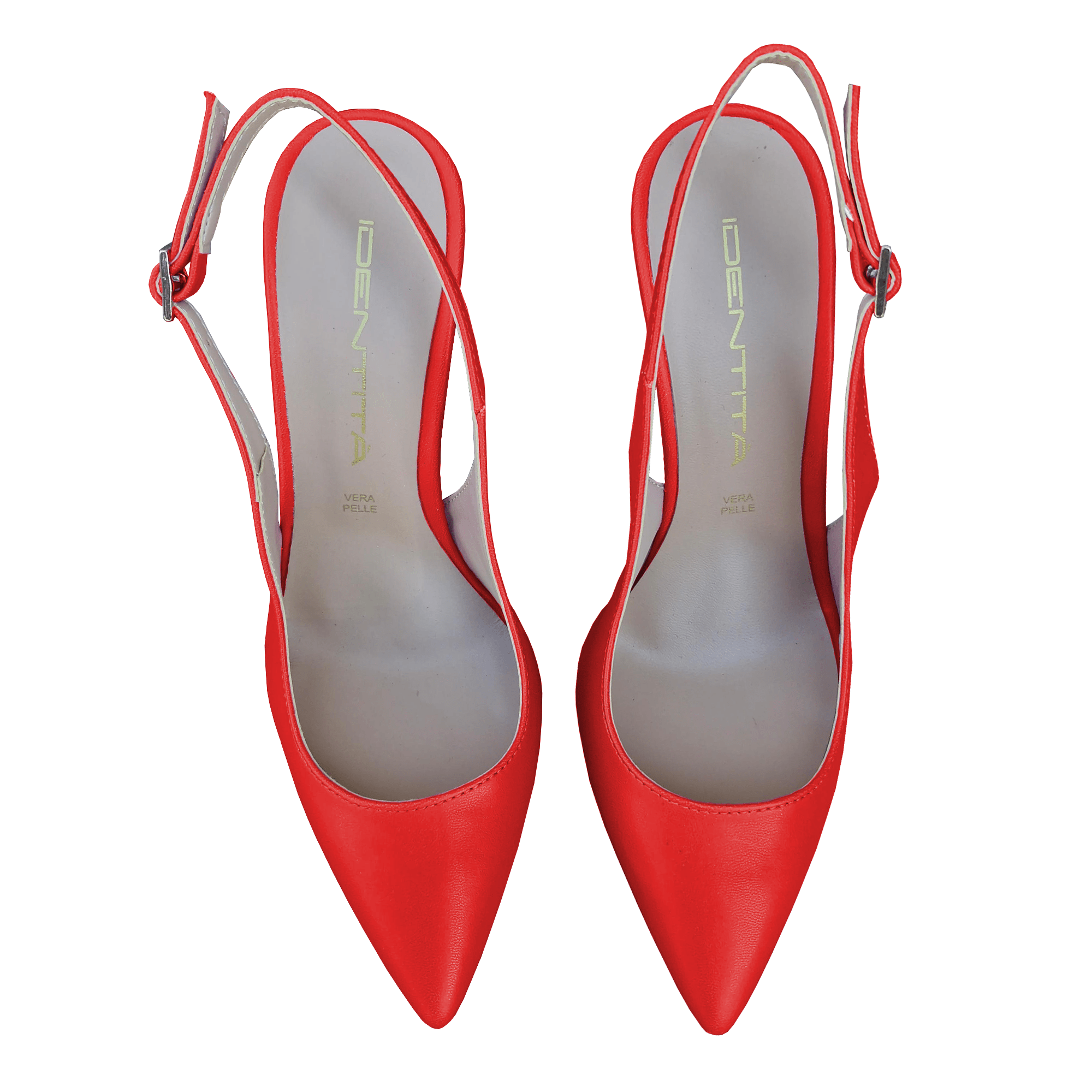 Identità Décolleté Slingback EMILY PELLE ROSSO