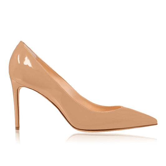 Identità Décolleté SWAMI VERNICE BEIGE 80mm