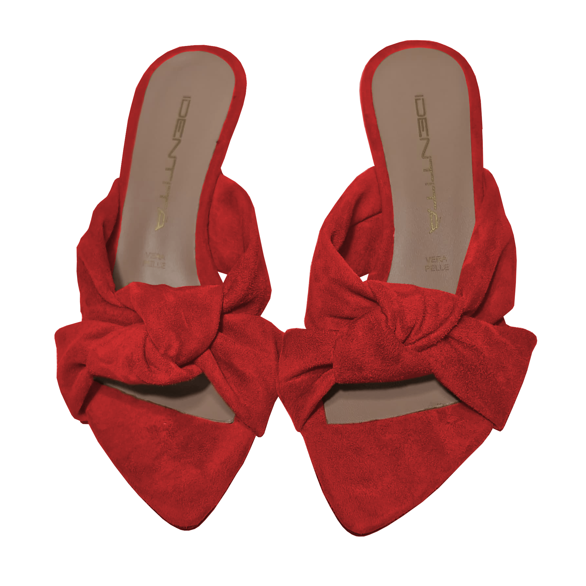 Identità Flat AVERY SUEDE ROSSO