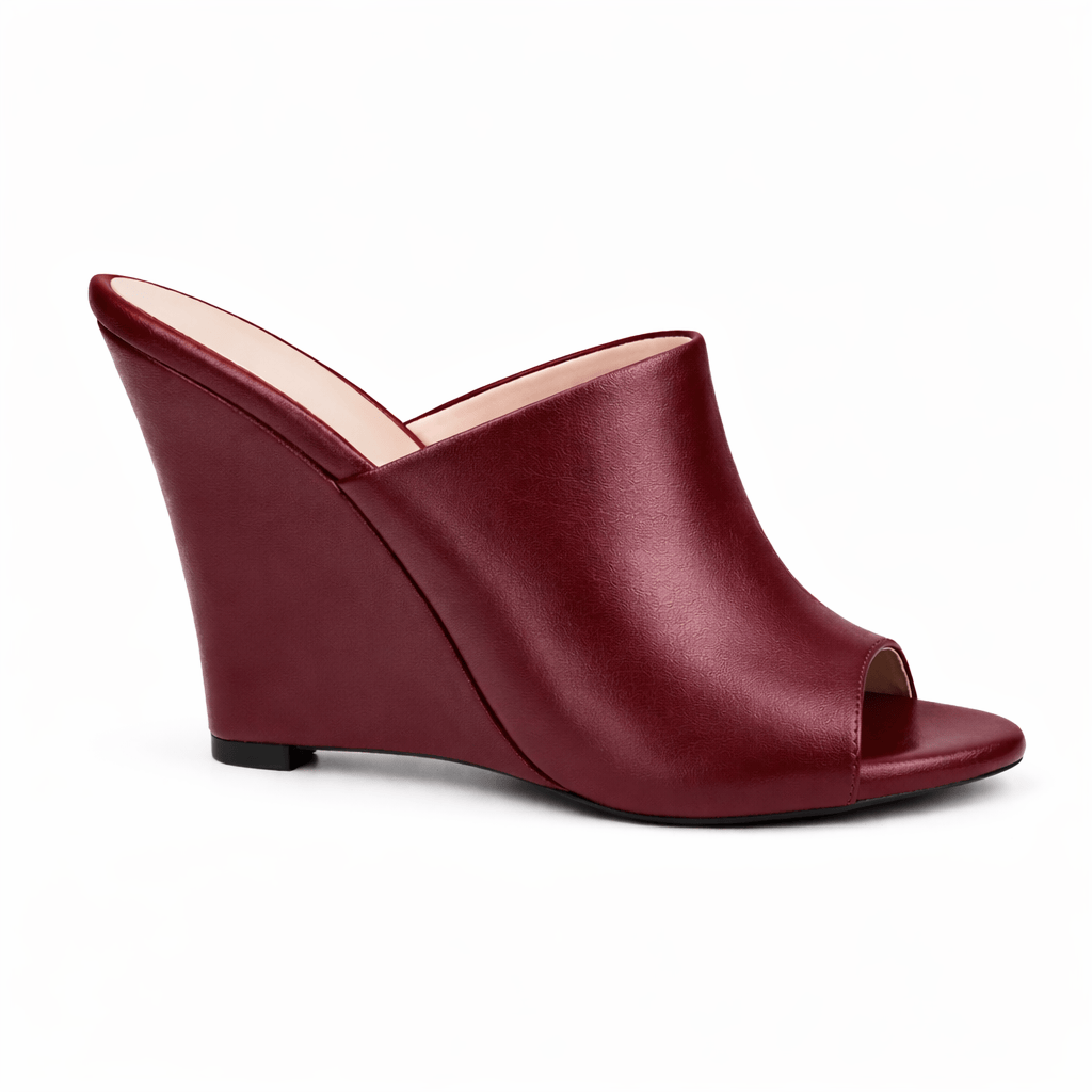 Identità Mules BERNADINE PELLE BORDEAUX