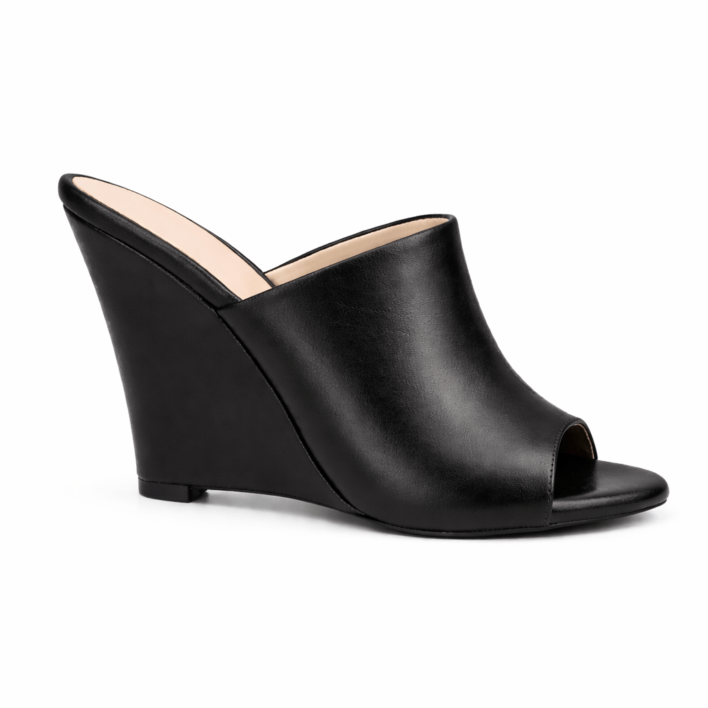 Identità Mules BERNADINE PELLE NERO