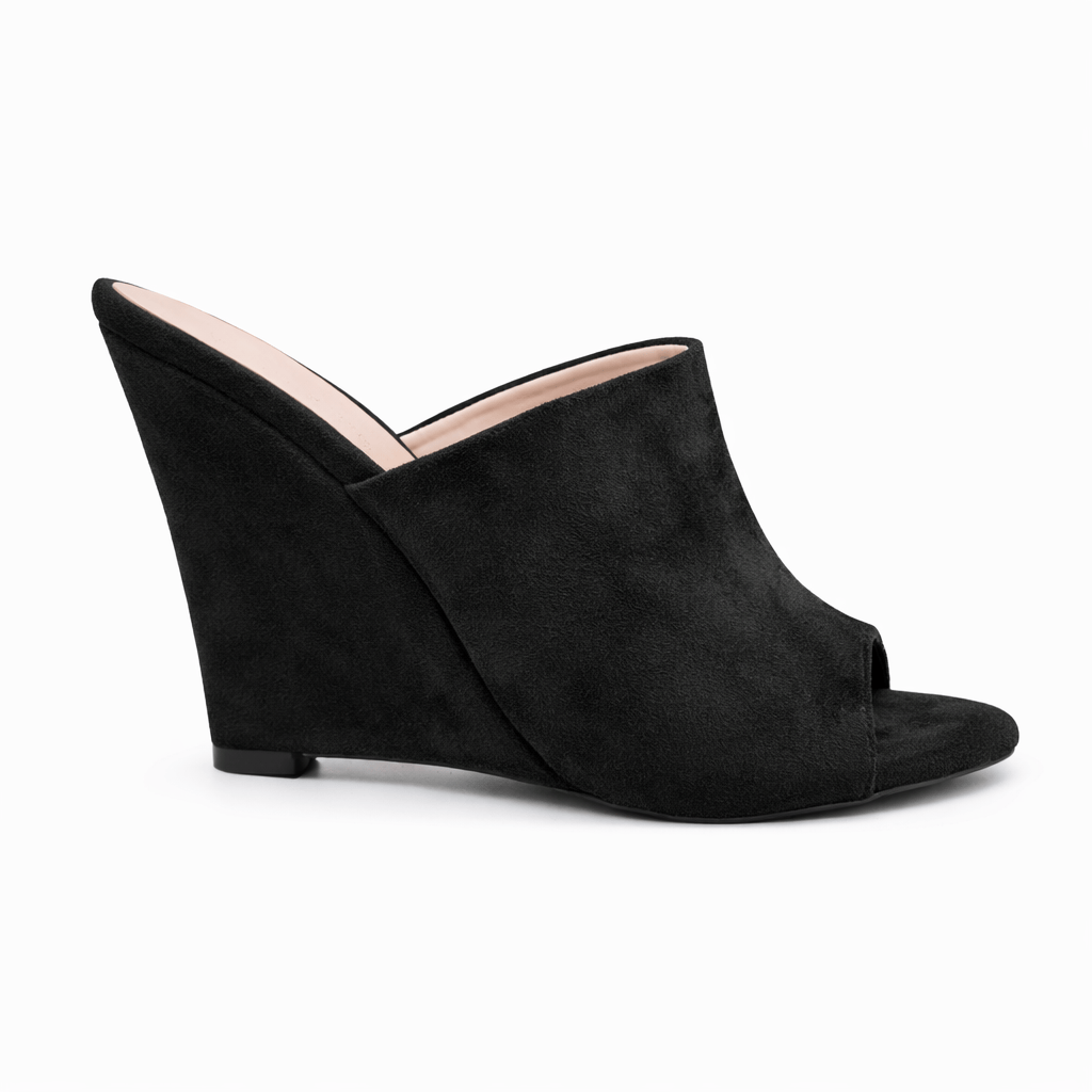 Identità Mules BERNADINE SUEDE NERO