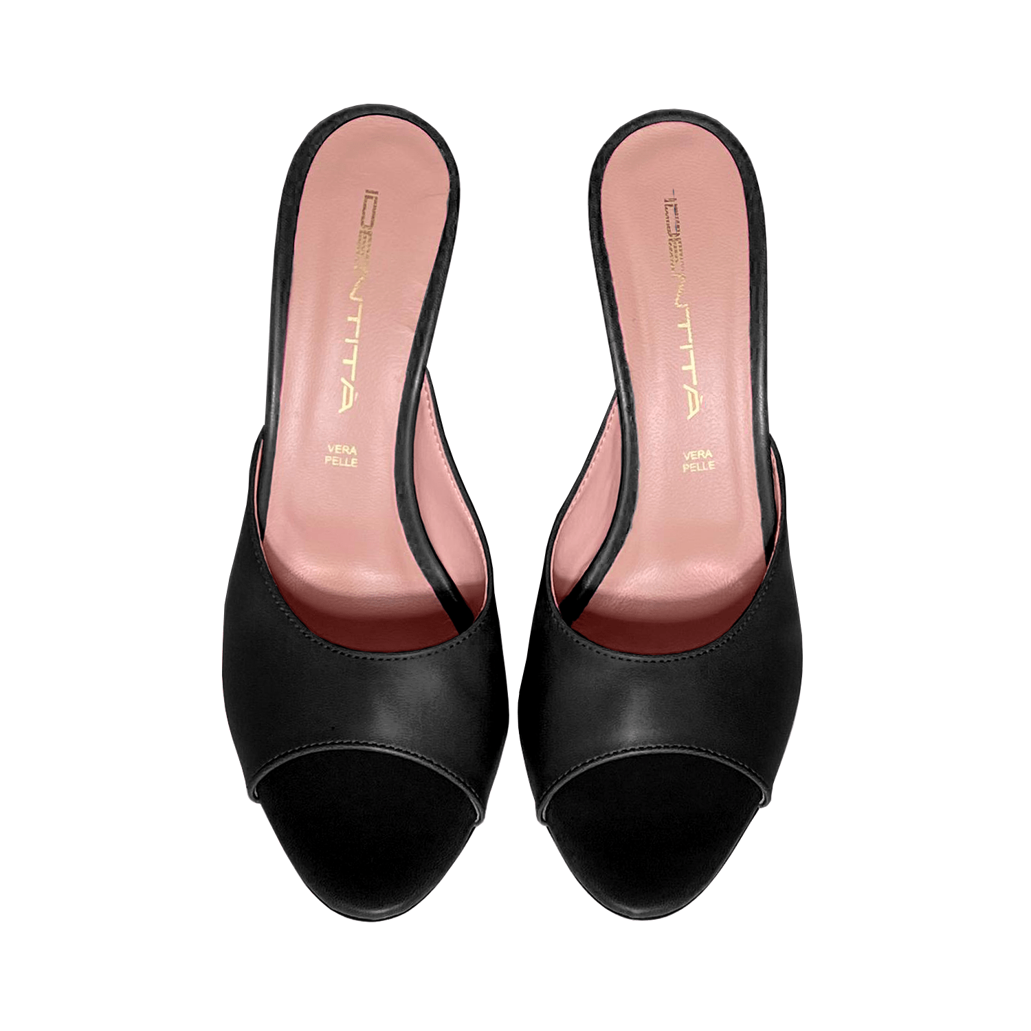 Identità Mules BEVERLY PELLE NERO