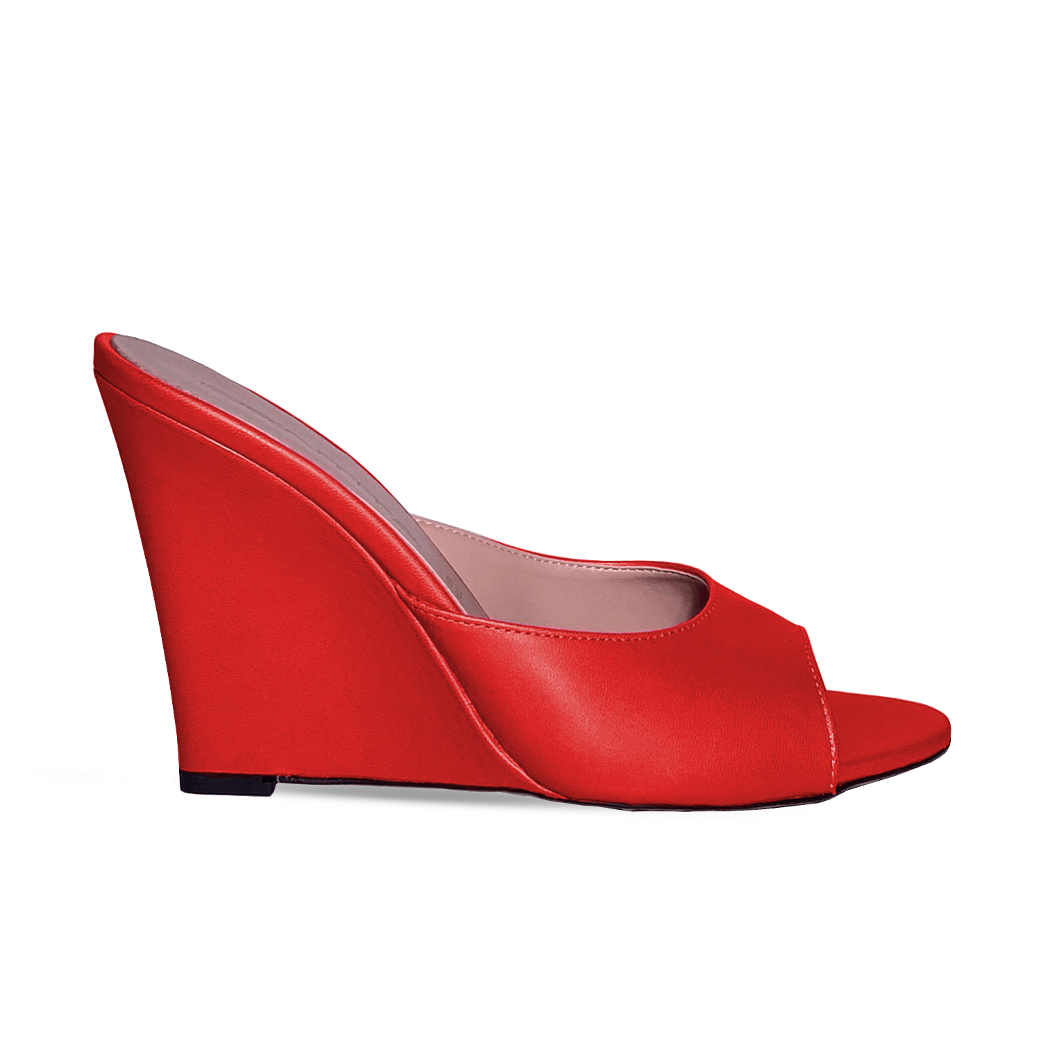 Identità Mules BEVERLY PELLE ROSSO