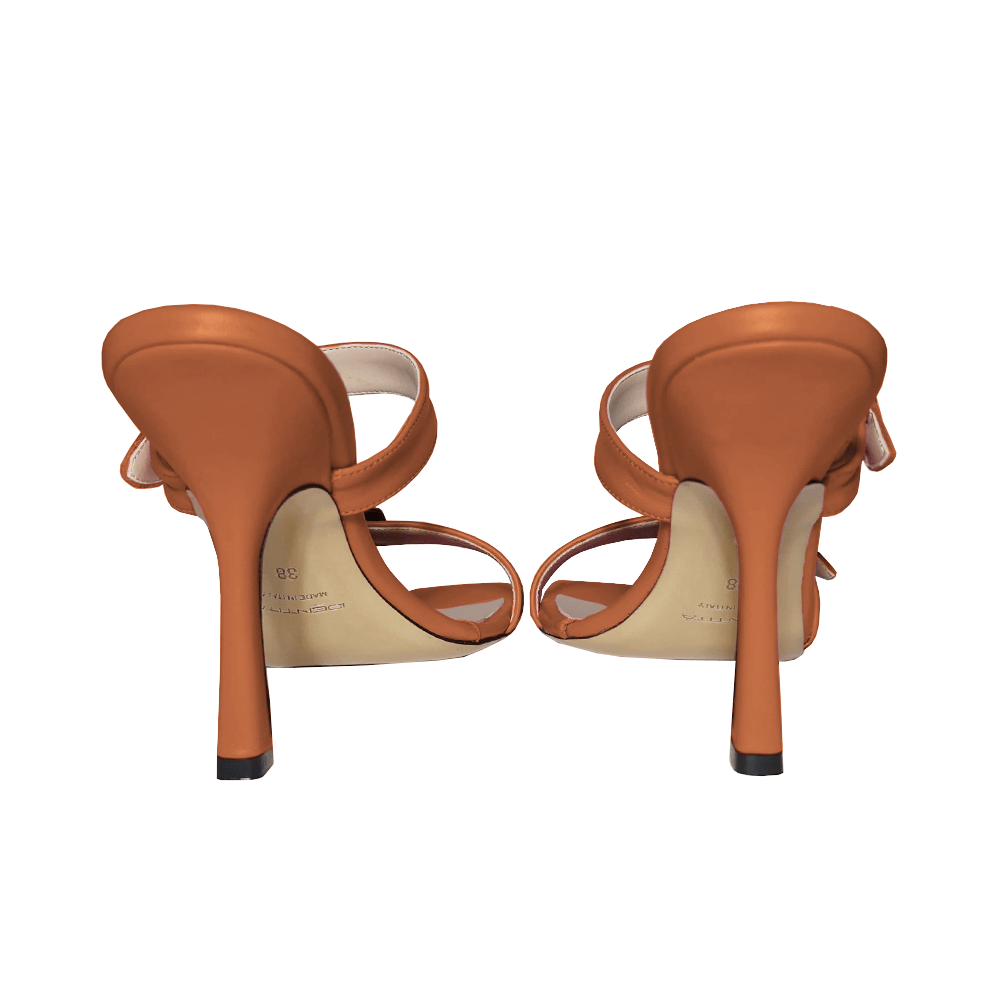 Identità Mules KIM PELLE MARRONE