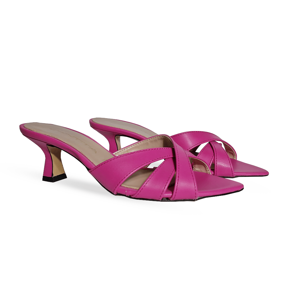 Identità Mules SOHA PELLE FUCSIA