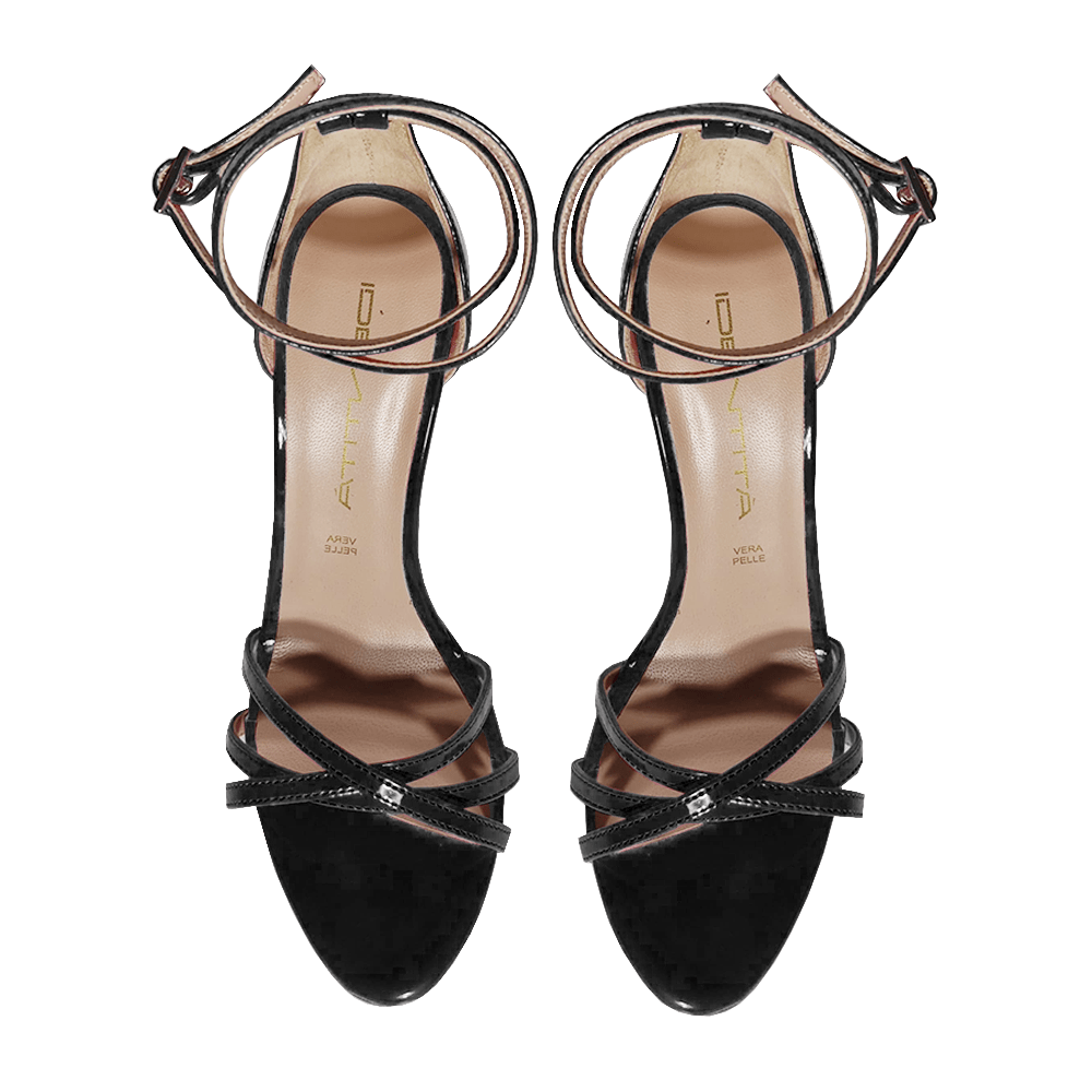 Identità Sandali BLADE VERNICE NERO