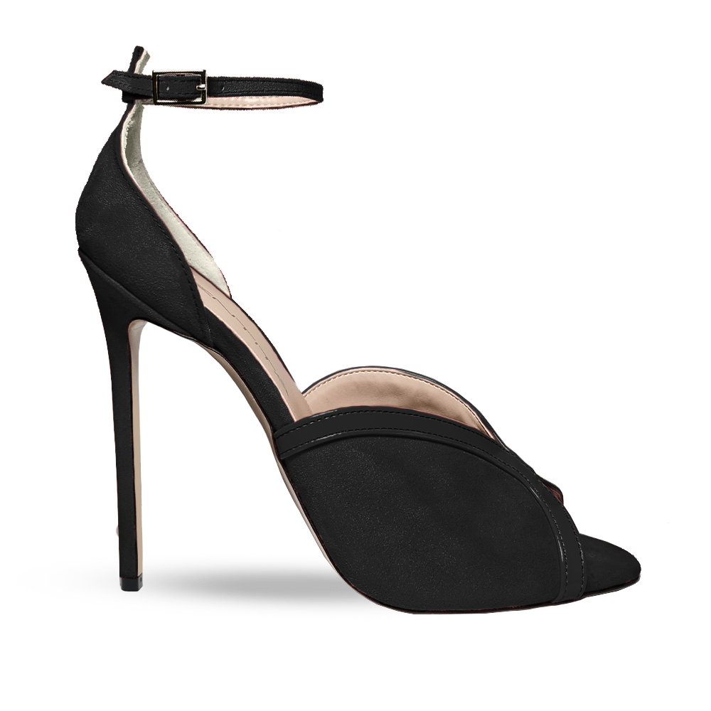 Identità Sandali LIPA VERNICE NERO