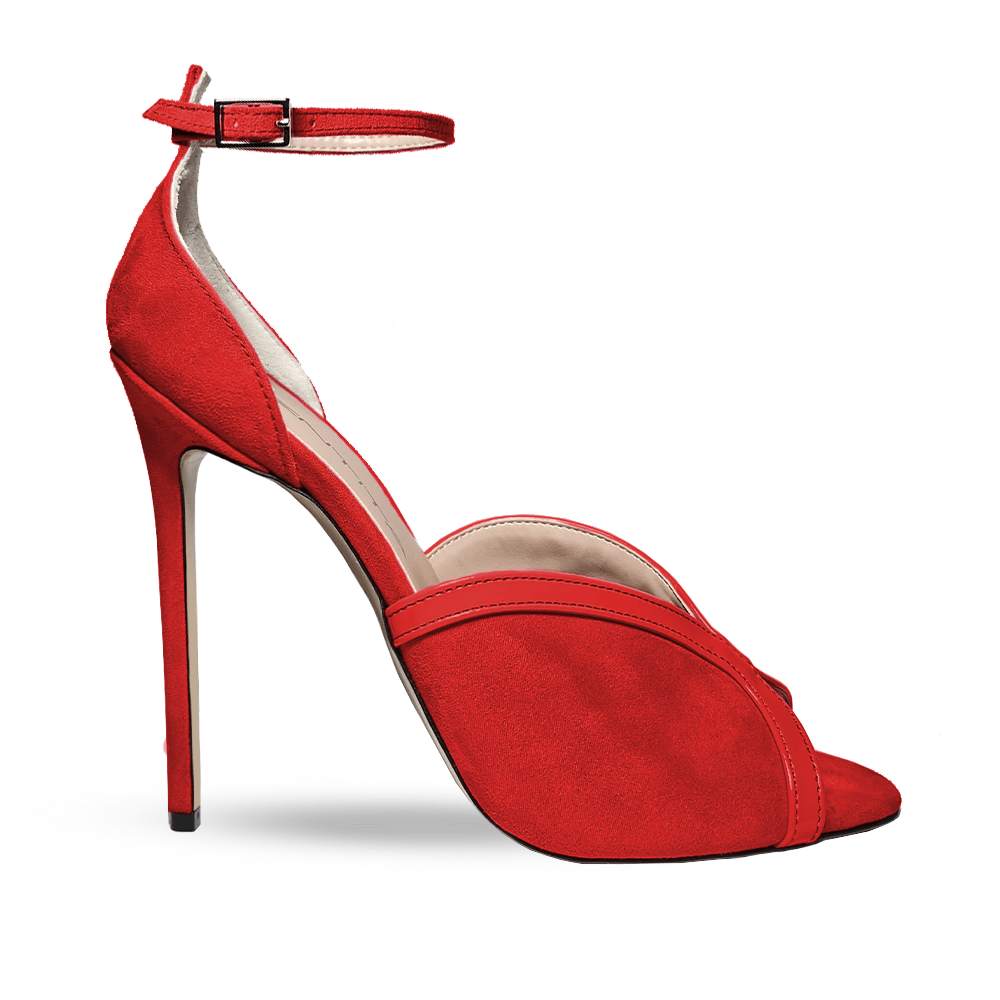 Identità Sandali LIPA VERNICE ROSSO
