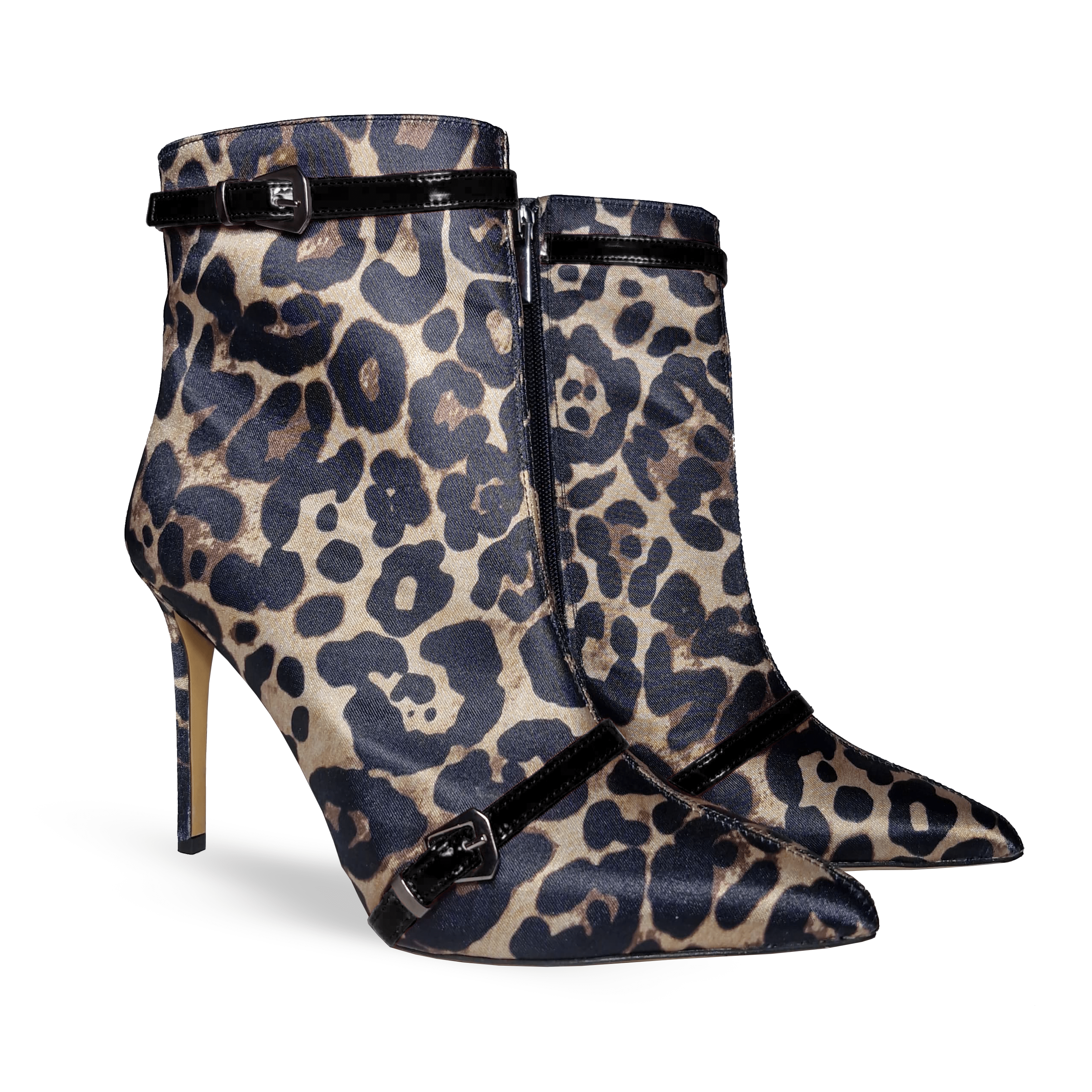 Identità Stivaletti HAZEL LEOPARDATO ANIMALIER/NERO