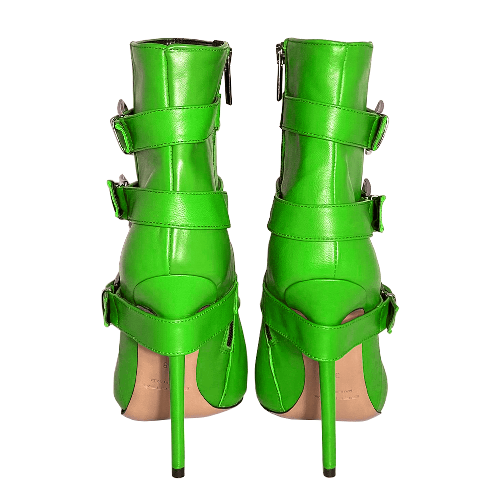 Identità Stivaletti SAMIRA PELLE VERDE