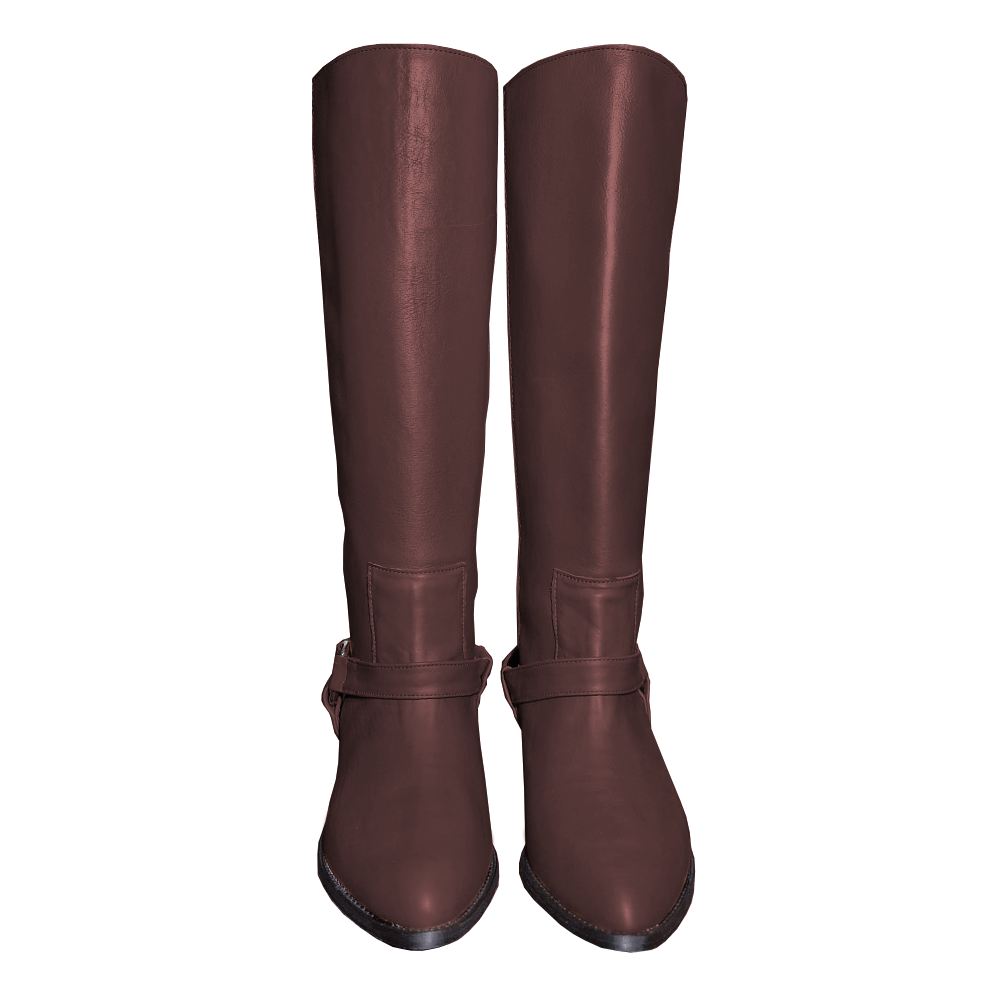 Identità Stivali DESIREE PELLE TESTA DI MORO