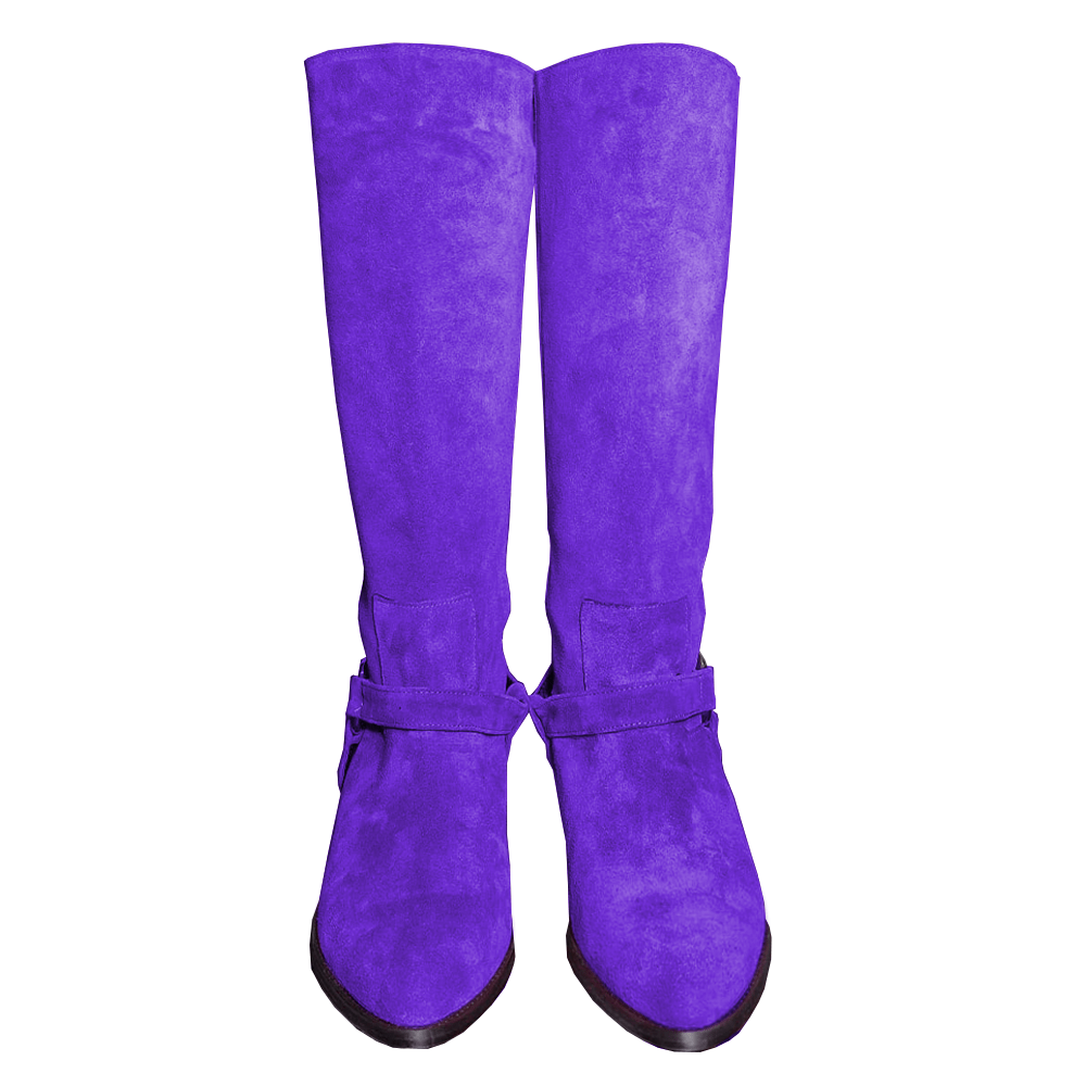 Identità Stivali DESIREE SCAMOSCIATO VIOLA