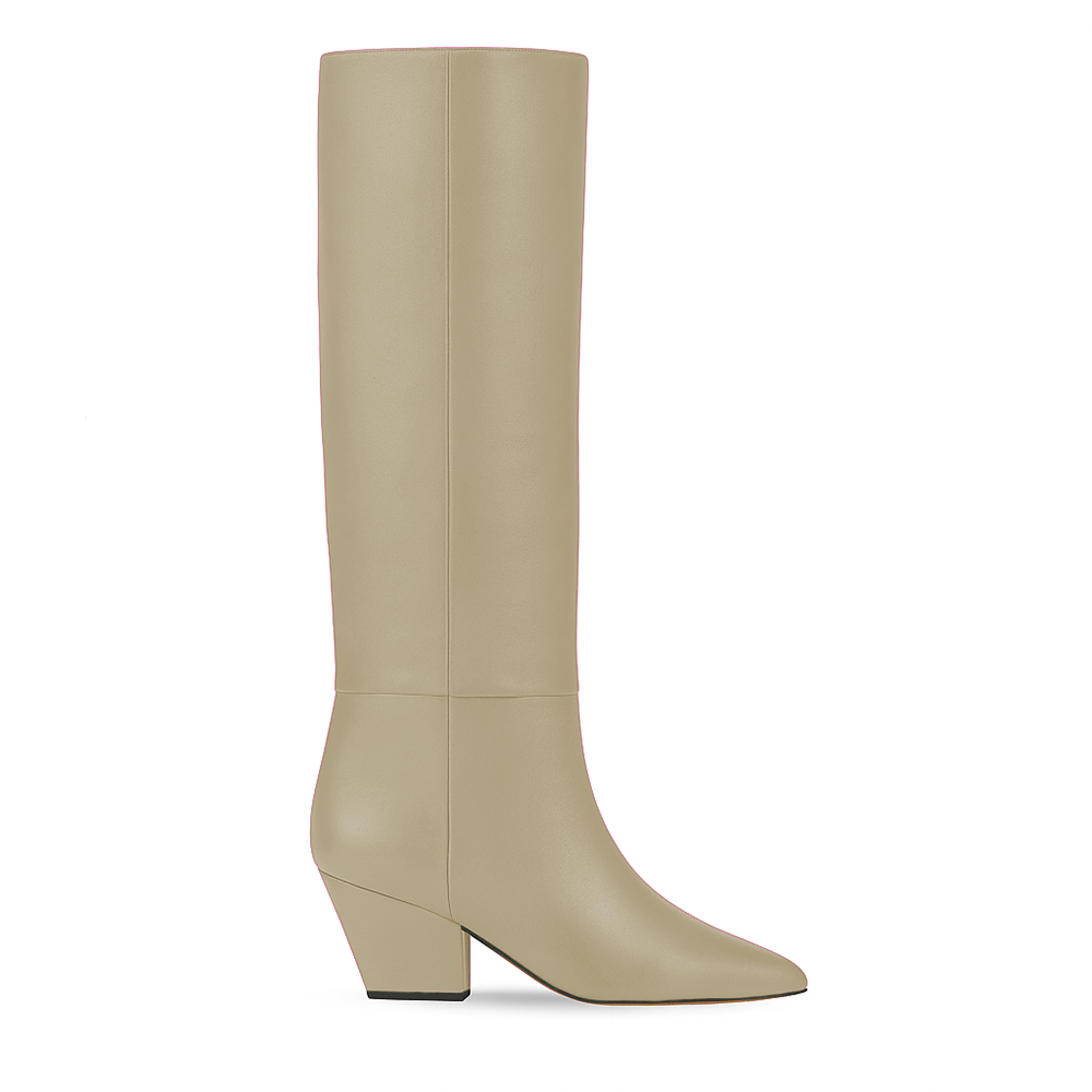 Identità Stivali MAJA PELLE CREMA