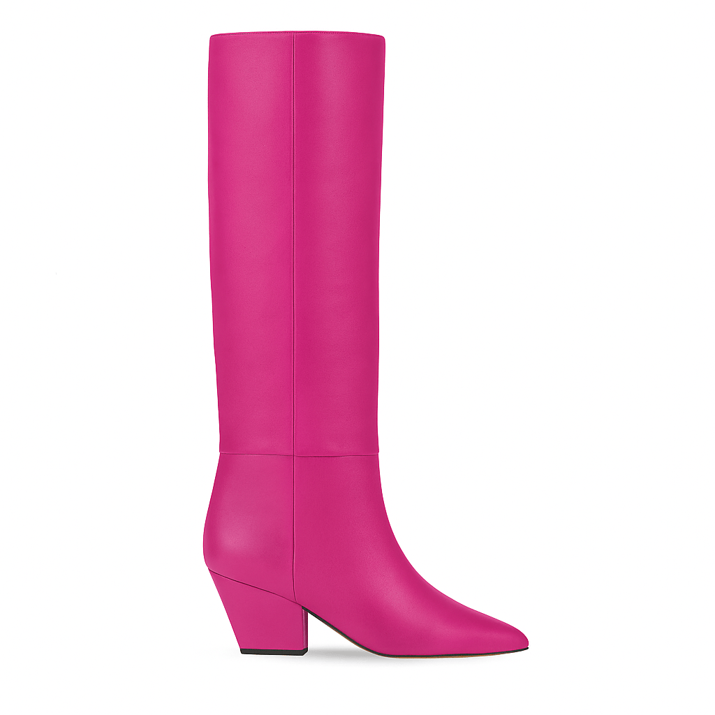 Identità Stivali MAJA PELLE FUCSIA