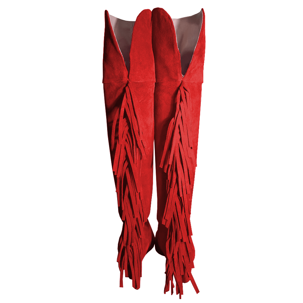 Identità Stivali VALENTINE SCAMOSCIATO ROSSO