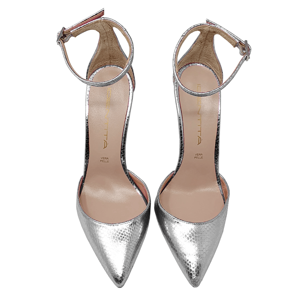 Identità Décolleté Slingback GIORGIA LAMINATO ARGENTO