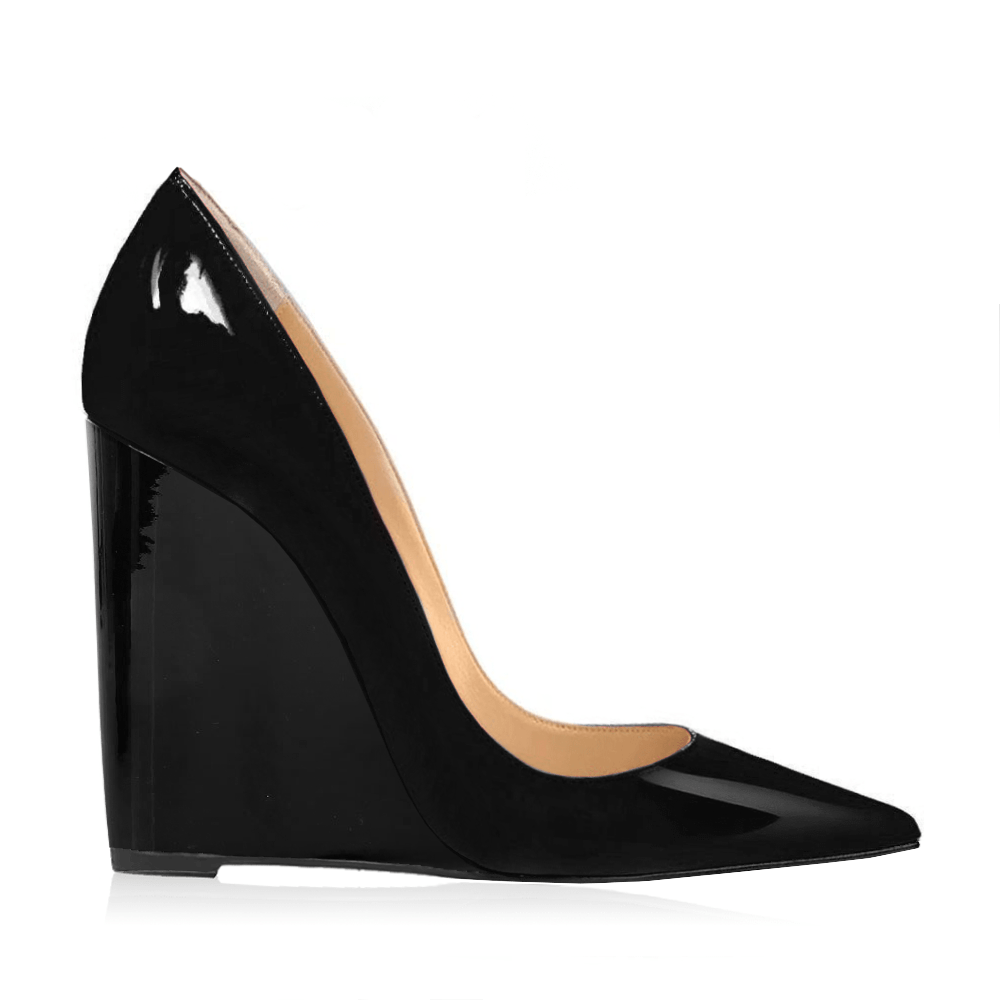 Identità Décolleté MONICA VERNICE NERO 100mm