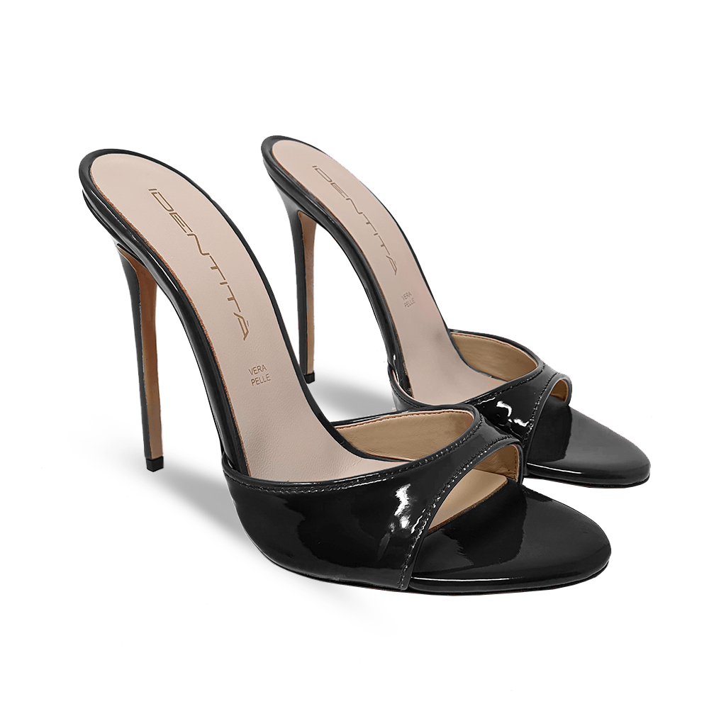 Identità Mules JILL VERNICE NERO