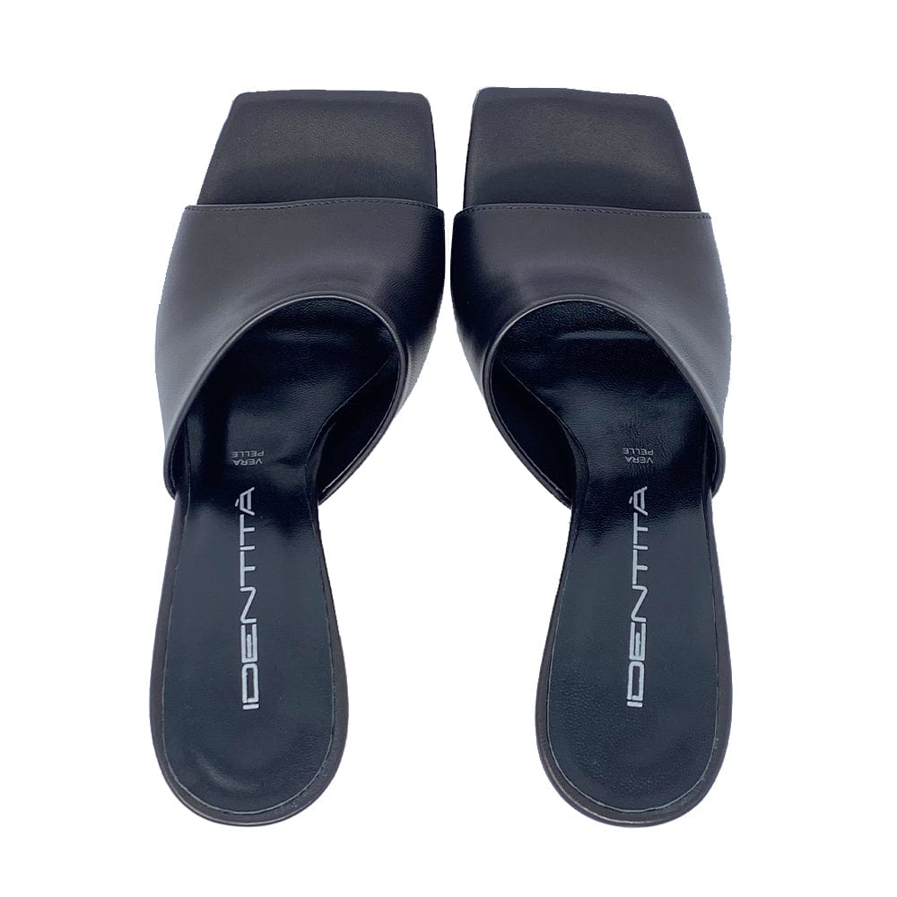 Identità Mules ROSE PELLE NERO
