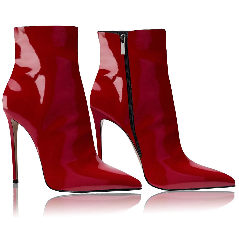 Identità Stivaletti DALIT VERNICE ROSSO