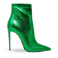 Identità Stivaletti MIRELLE LAMINATO VERDE