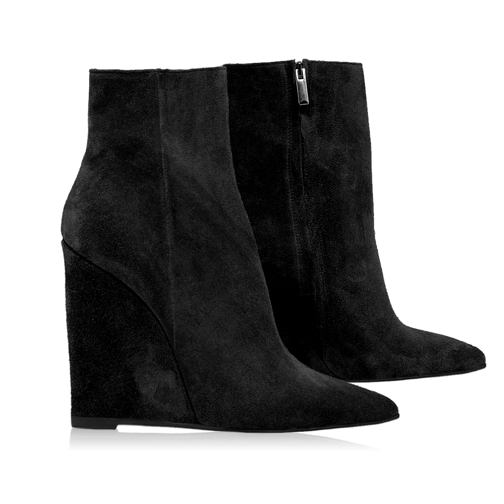 Identità Stivaletti WANDA CAMOSCIO NERO