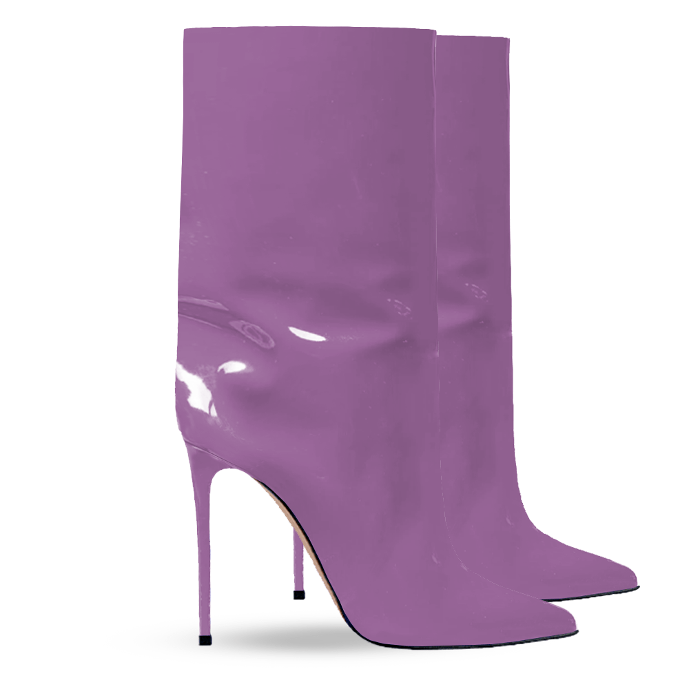 Identità Stivali EVELYN VERNICE LILLA