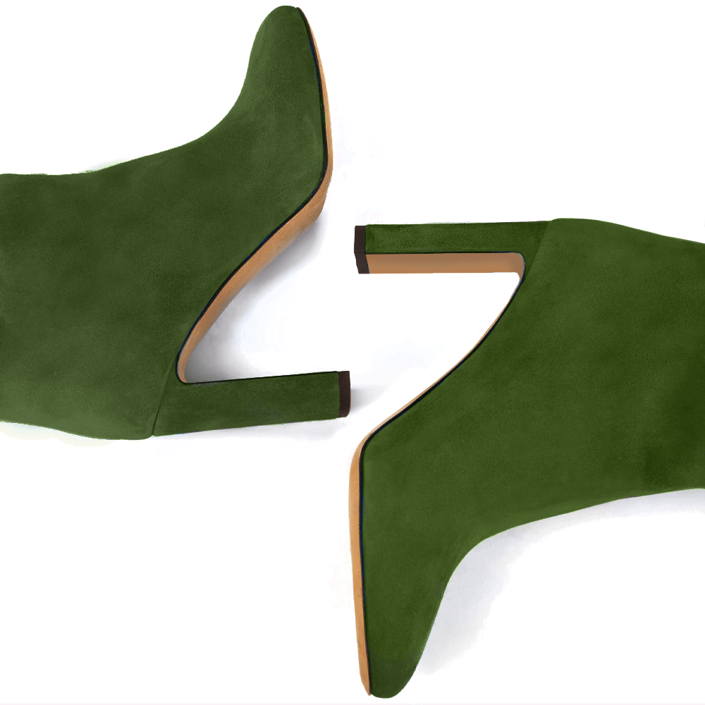 Identità Stivali GINEVRA SCAMOSCIATO VERDE