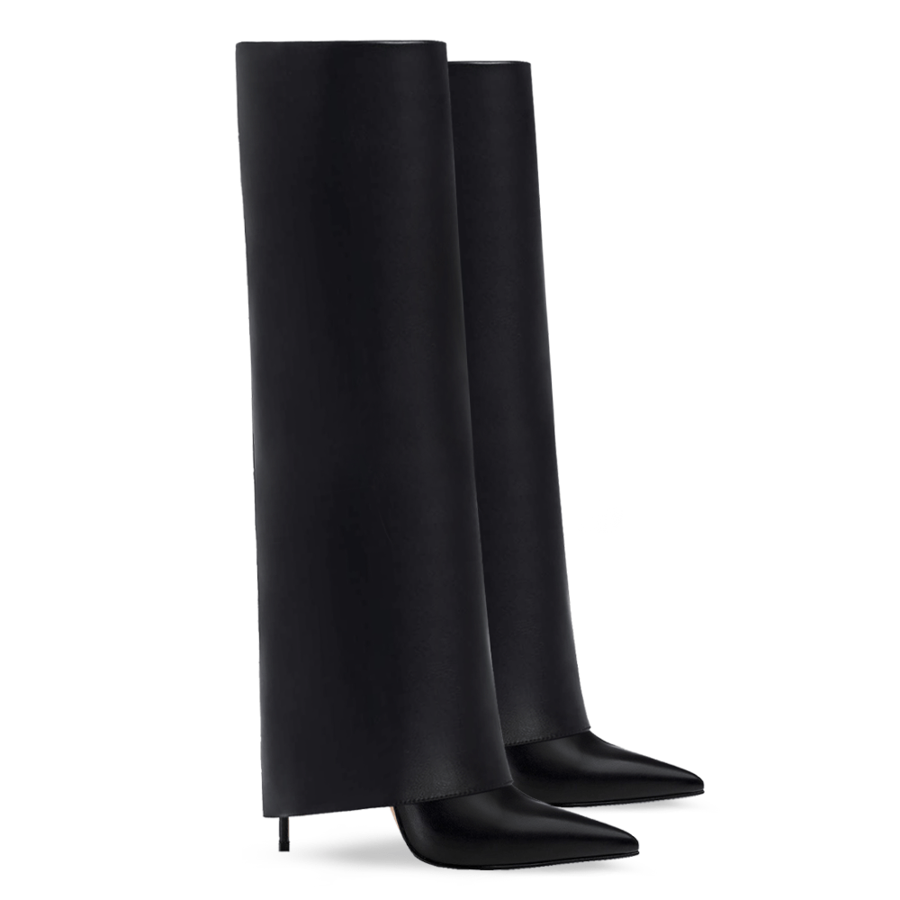 Identità Stivali INES PELLE NERO