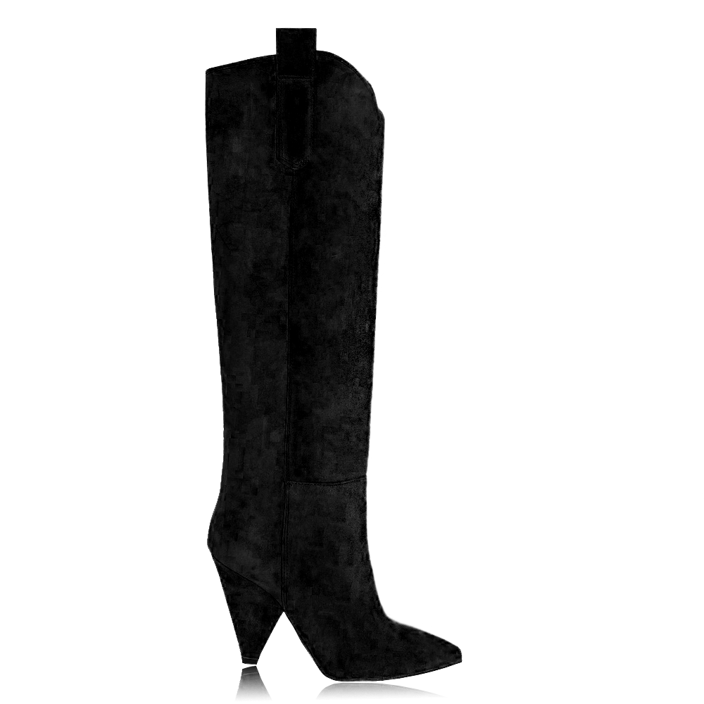 Identità Stivali KEITA SCAMOSCIATO NERO