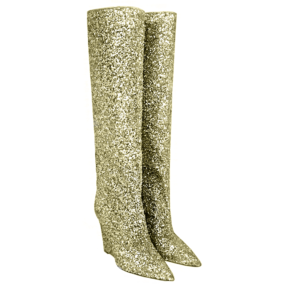 Identità Stivali SHINE GLITTER ORO