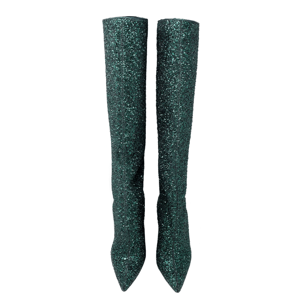Identità Stivali SHINE GLITTER VERDE