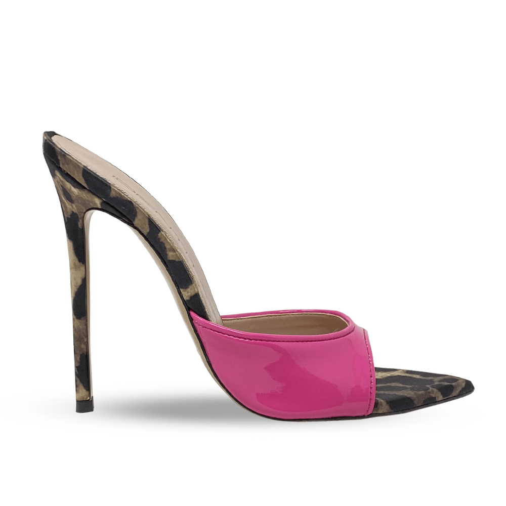 Identità Mules JALISA ANIMALIER/FUCSIA